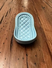 1993 Fisher Price Loving Family Baby Carrier/Seat/Tub Light Blue