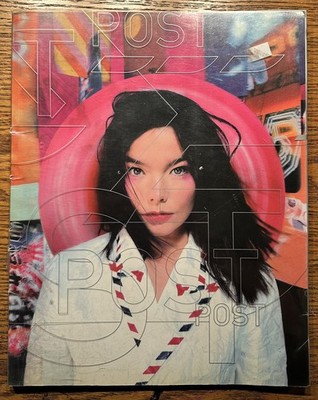 Björk  POST Tour Book Paperback w/ Official Plastic Cover 1995 Bjork Vintage