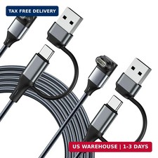 MoKo 2 in 1 Charger Cable for Garmin Watch 2 Pack, 3.3 FT USB Charging Cord for