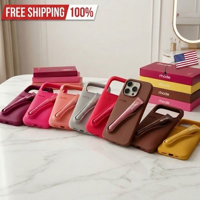 Rhode ''Summer Lip Gloss'' & 3D Silicone Case For iPhone 17 Pro Max 16 15 14 13 12