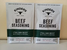 Kinder's® Beef Seasoning Italian Beef with Garlic & Oregano 1.05 oz (2 Pack)