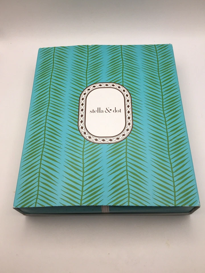 Collar Stella and Dot Pabellón Declaración Oro Amarillo Gris Piedras Geométricas 24" Foto 4 de 4