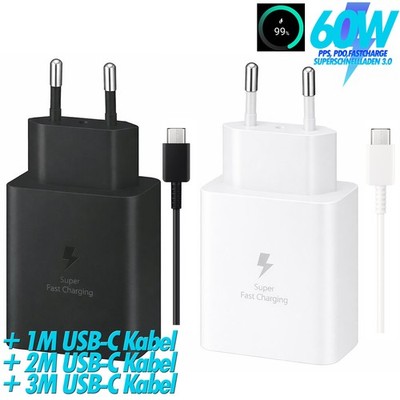 Für Samsung Galaxy A37 5G, A36 5G 60W Superschnellladegerät 3.0 USB-C Ladekabel