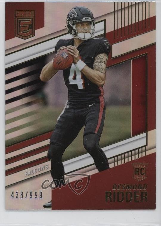 2022 Panini Donruss Elite Rookies 438/999 Desmond Ridder #105 Rookie RC 1cx3