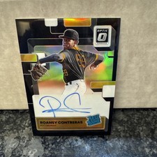 2022 Optic Roansy Contreras Rookie Autographs GOLD Prizm #RRS-RC /50 -