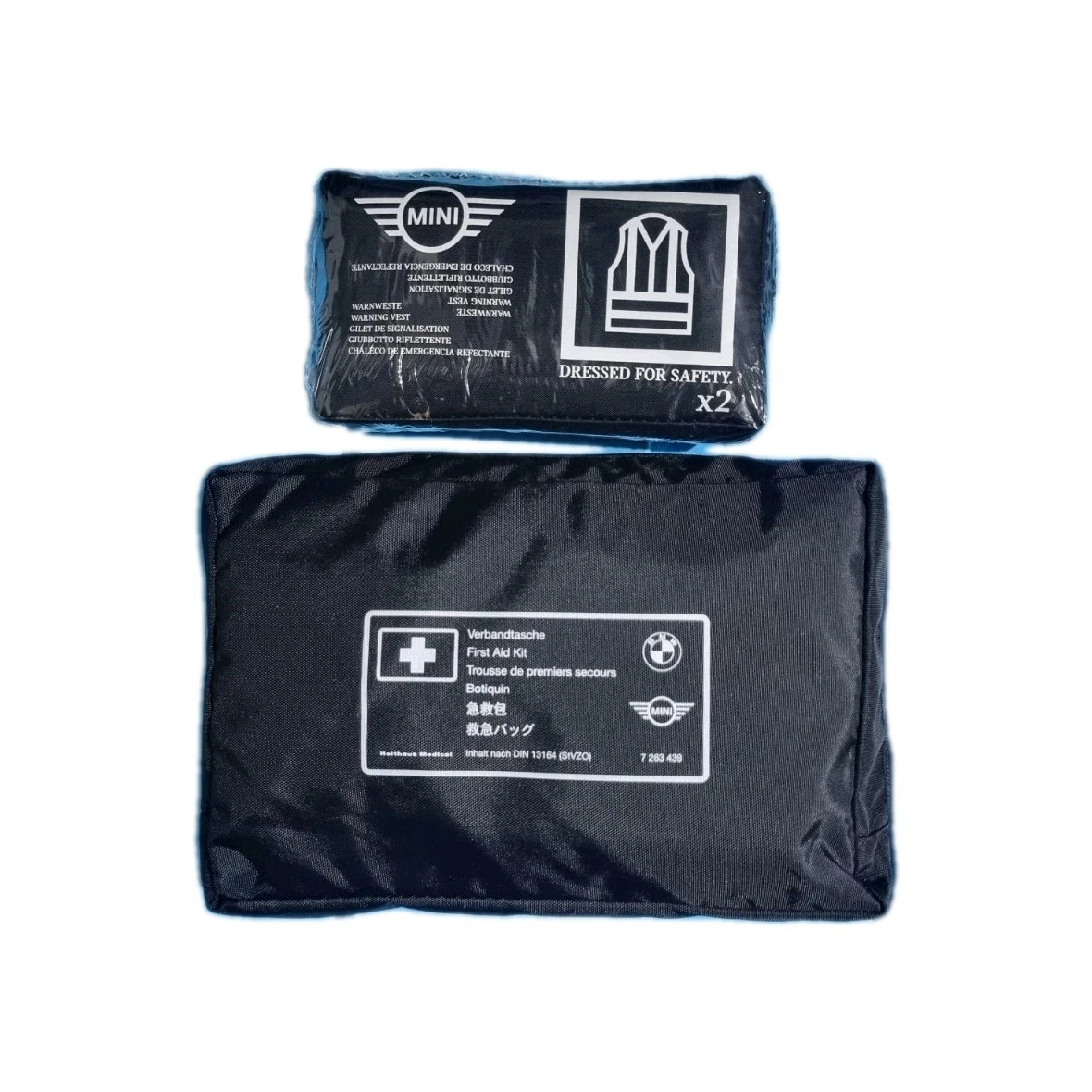 Cassetta Pronto Soccorso Auto Kit Di Pronto Soccorso Auto Con Gilet Di Avvertimento – Cassetta Medicazione Rossa 2025, Borsa Combinata, 1 Kg Kit Pronto Soccorso Trekking - Foto 10