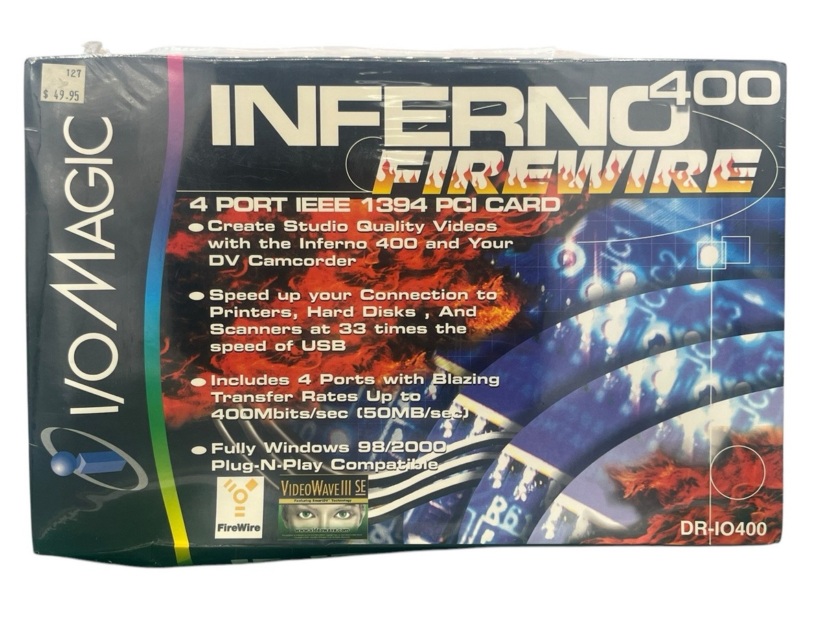 Brand New 4 Ports 1394 Firewire Inferno 400 PCI Controller Card