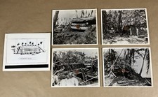 WWII WW2 US Marine Corps Press Photo Lot Of 5 Japanese Fortified Gun Positions