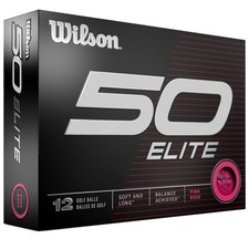 3 Dozen Wilson 50 Elite PINK Golf Balls