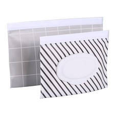 Portable Wet Wipe Pouch, Reusable Refillable Baby Travel Wipes Holder ...