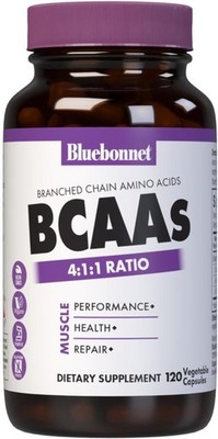 Bluebonnet, BCAA's (Branch Chain Amino Acids) 120 Veg Caps