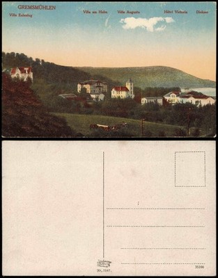 Bad Malente Gremsmühlen Villen Holm, Augusta, Victoria Eulenlug am Dieksee 1910