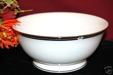 LENOX Diamond Solitaire Round Service Bowl Brand NEW with tags $172 USA white