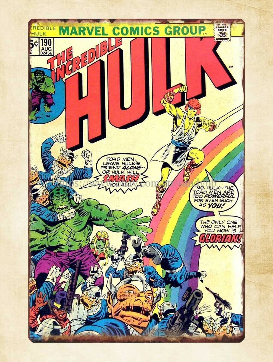 Marvel Hulk Türschild Aus Metall – „Gamma Radiation – Keep Out“ – Offizielles Lizenzprodukt A5