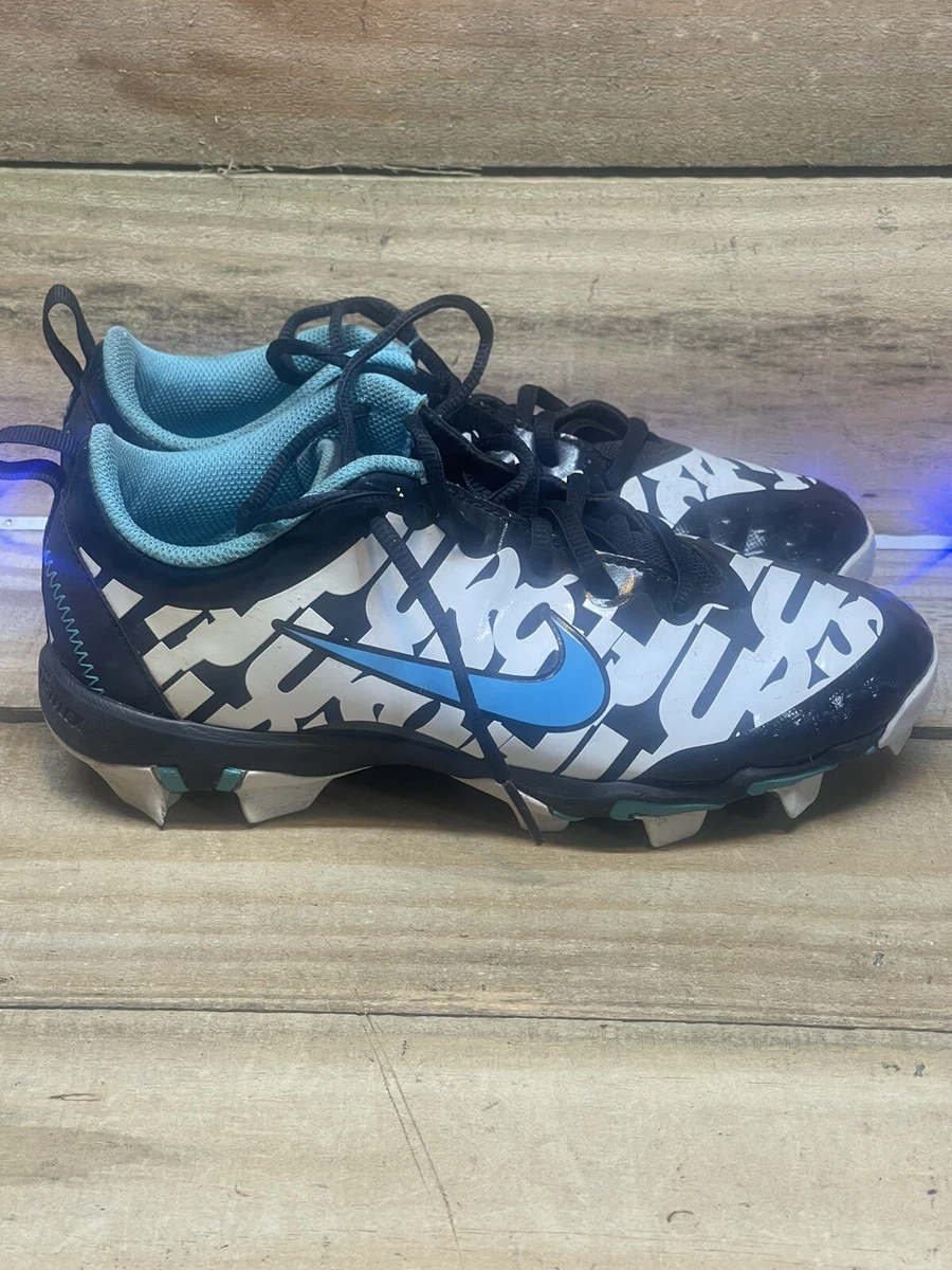 Blue Black Nike Hyperdiamond 2.5 Keystone Cleats Size 5Y AR0997