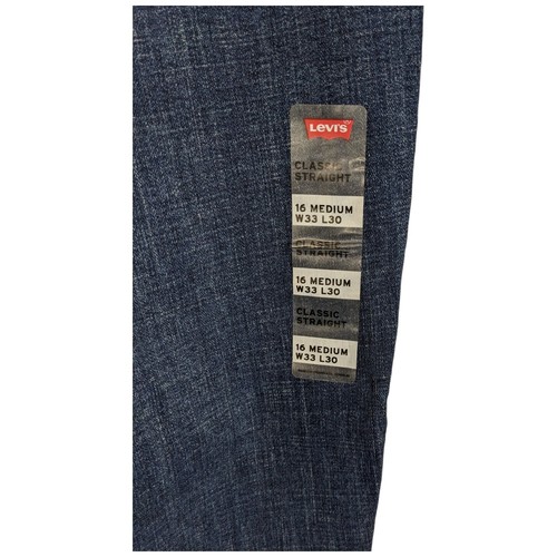 Levis Sculpt Hypersoft Classic Straight Jeans Womens sz 16m 33x30 Easy Denim 38w - Picture 4 of 16