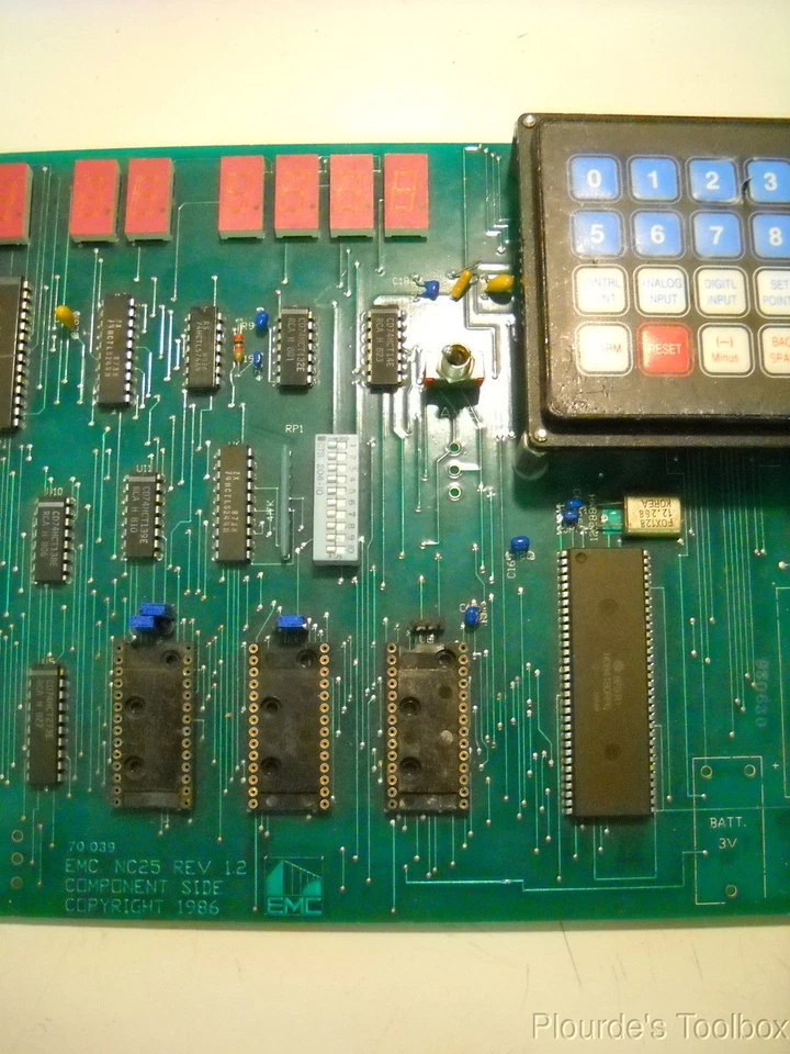 Placa de control del enfriador Danfoss NC25 Rev 1.2 - para piezas Foto 3 de 4