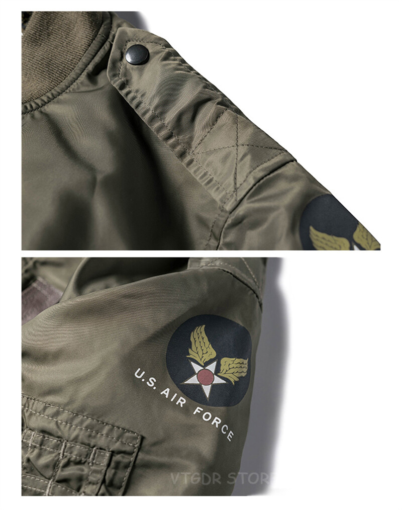 Bronson USAF L-2 Flying Jacket Nylon Flight Bomber Men's Bronson USAF L-2 Flying Jacket Nylon Flight Bomber Men's