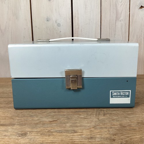 Smith-Victor Case for 8mm/Super8 Film 5” Reels/Cans, Holds 12 Cans Movie Case