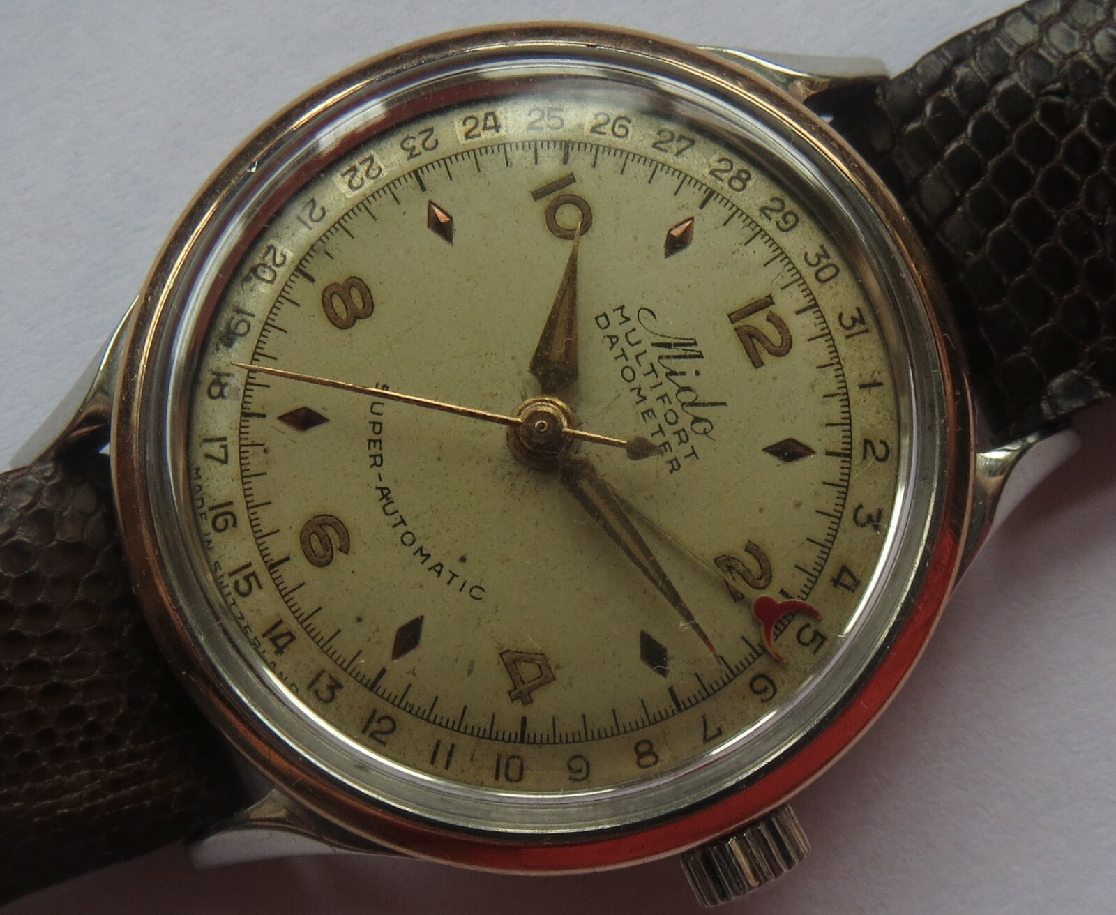 Mido Multifort Datometer Automatic Bumper mens wr… - image 3