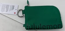 NWT Lululemon Athletica ‘Clippable Card Pouch’ Wallet in   Green