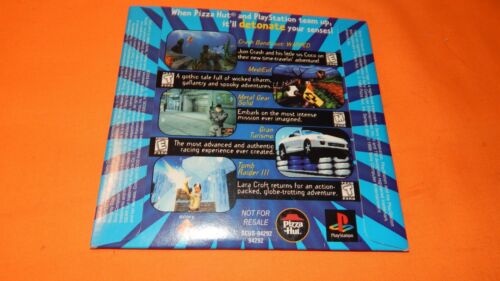 PlayStation 1 PS1 Pizza Hut SEALED Demo CD SCUS-94292 Metal Gear Solid MediEvil - Picture 2 of 2