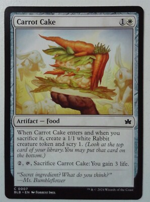 Carrot Cake *Common* Magic MtG x1 Bloomburrow | eBay Carrot Cake *Common* Magic MtG x1 Bloomburrow | eBay