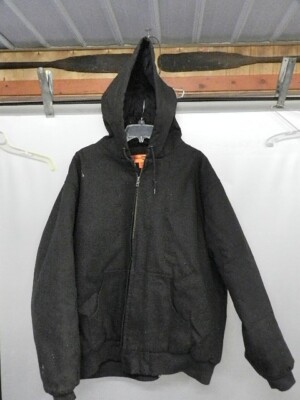 Corner Stone, Canvas Work Coat 2XL quilt lined black j3763h | eBay