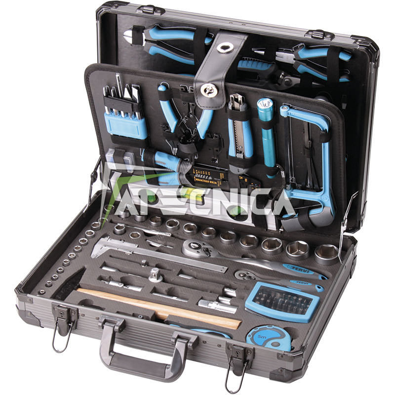 Valigia completa 162 utensili da lavoro universali FERVI 0105 set manutenzione
