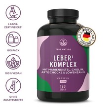 Leber-Komplex, 180 Kapseln, mit Mariendistel, Cholin & Artischocke …