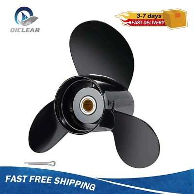 13 1/4 x 17 (Pressed-In) Outboard Propeller 13 Spline Fit Evinrude 40-140HP,RH