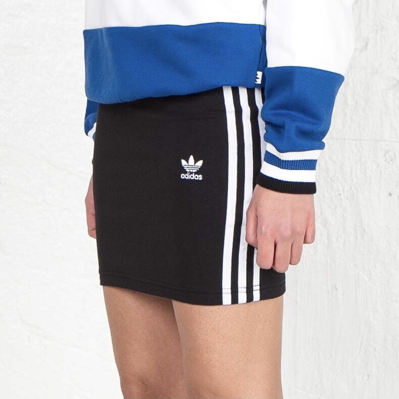 adidas 3 stripe mini skirt