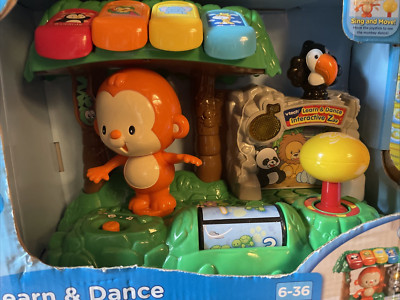 Toy-V-Tech Learn & Dance Interactive Zoo Toy Educational Animals