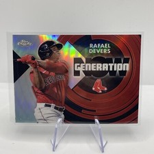 2022 Topps Chrome Update #GNC17 Rafael Devers Generation Now Refractor Red Sox