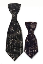 Dog Necktie Black Tux