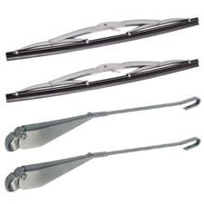 Vw Bug Wiper Arms Blades Left Right Side Vw Bug 1965-67 Vw Bug Wiper Arms Blades Left Right Side Vw Bug 1965-67