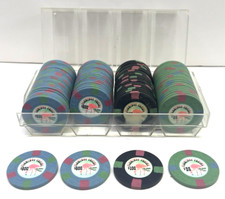 Las Vegas 80 poker chips 25, 100, 500 Gift Shop Souvenir Chips Flamingo Hotel
