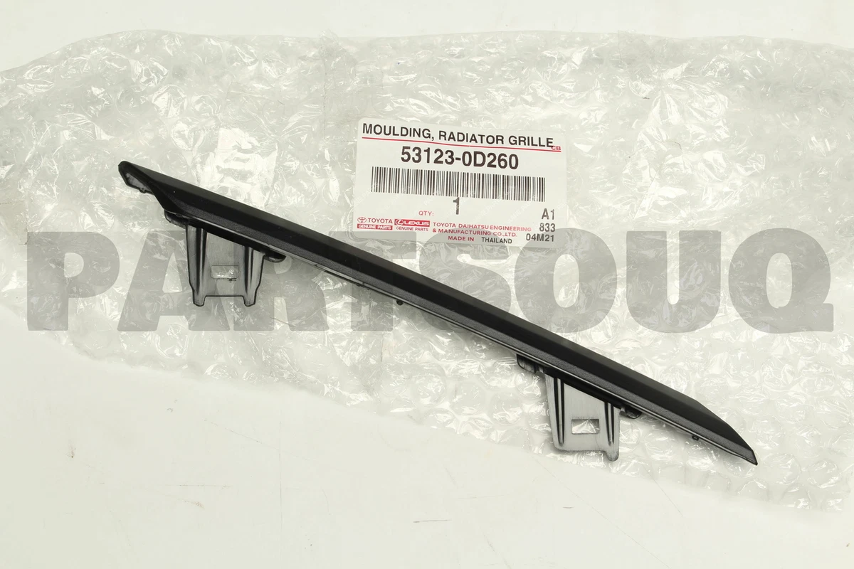 531230D260 Genuine Toyota MOULDING RADIATOR G 53123-0D260 | eBay