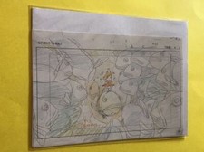 Ponyo on the Cliff by the Sea Studio Ghibli Layout Exhibition Clippings Ghibli