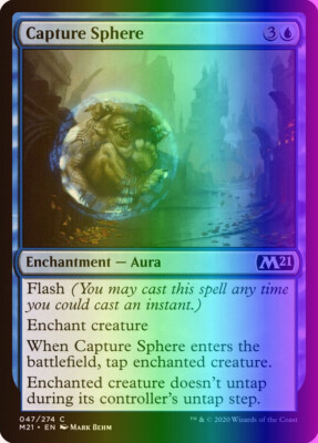 MTG Magic the Gathering Capture Sphere (47/470) Core Set 2021 NM FOIL ...