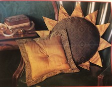 2 Pillow Patterns Appliqu s Sunflower Victorian