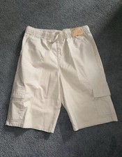NWT There Abouts Shorts Boys XL 18/20 Pockets Chino Lightweight Casual Beige