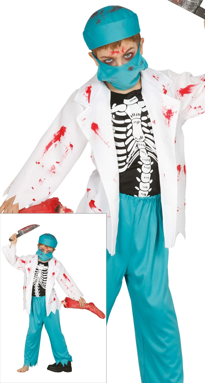 FIESTAS GUIRCA Medico zombie infantile costume - Taglia 5-6 anni5-6 anni