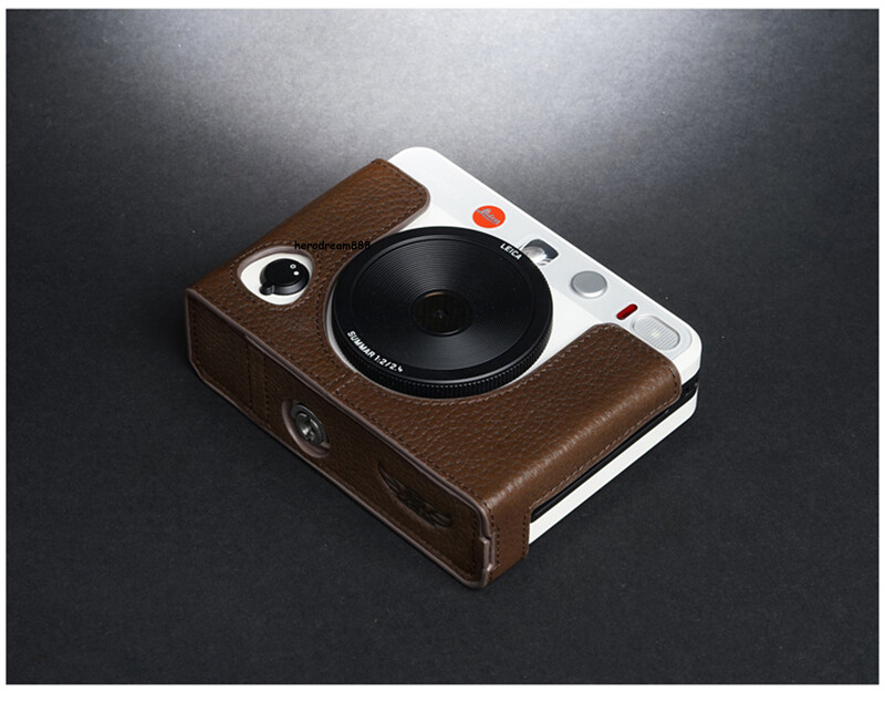 Genuine Leather Half Case For Leica Sofort 2 Camera Cover Insert