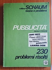 INGEGNERIA SCHAUM PUBBLICITA' HOLTJE ETAS RUVIDA PROBLEMI RISOLTI COMUNICAZIONE