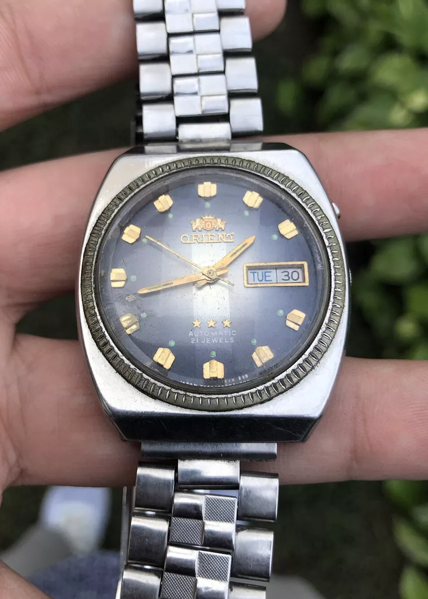 Vintage orient automatic clearance watches