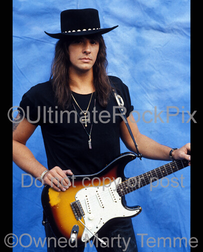 RICHIE SAMBORA PHOTO BON JOVI 8x10 Photo by Marty Temme Fender