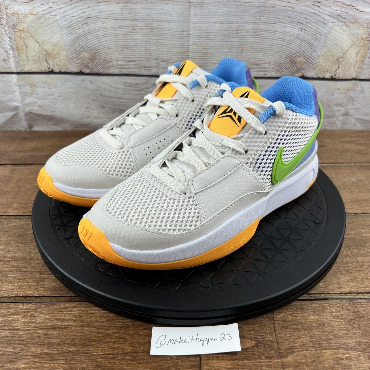 Nike Ja 1 'Trivia' Sail Blue Green Orange DR8785-001 Men Size 4.5
