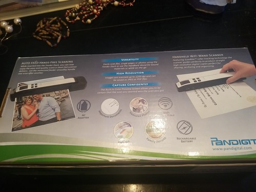 Pandigital Handheld Wi-Fi Wand Scanner S8X1103 See Photos - Picture 4 of 4