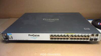 HP ProCurve 2610-24-PWR J9087A Switch 24-port 10/100 PoE + 2x Gigabit mini-GBIC 